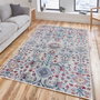Conceptum Alfombra Woosonıl106 Azul, Naranja, Rosa y Gris (160 x 230 cm)